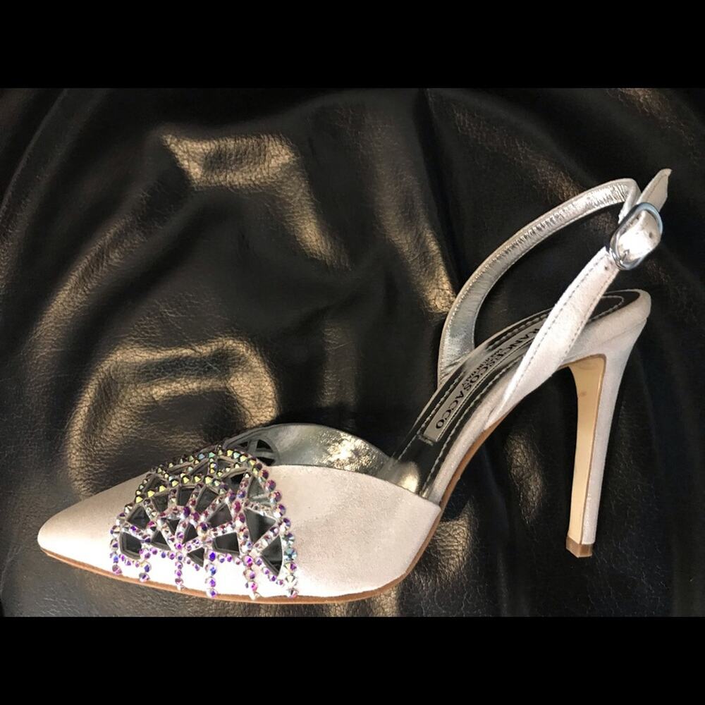 Hi heel silver sling back - Picture 3 of 4